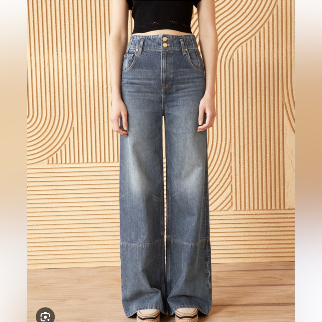 Nwot | Ulla Johnson | The Margot Jean In Danube Indigo Wash